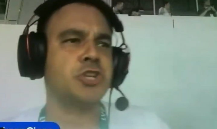 REAKCJA Łukasza Ciony na sędziowanie arbitra podczas meczu ze Szwecją xD [VIDEO]